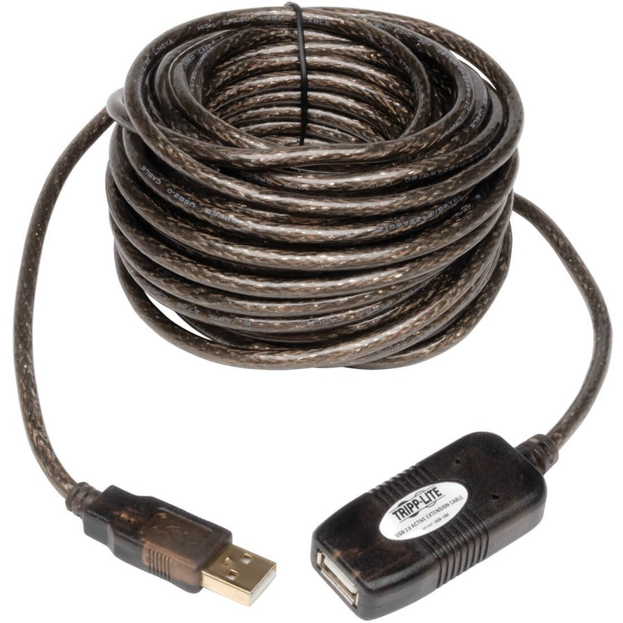Tripp Lite by Eaton USB 2.0 Active Extension Repeater Cable (A M/F), 10M (32.8 ft.) U026-10M