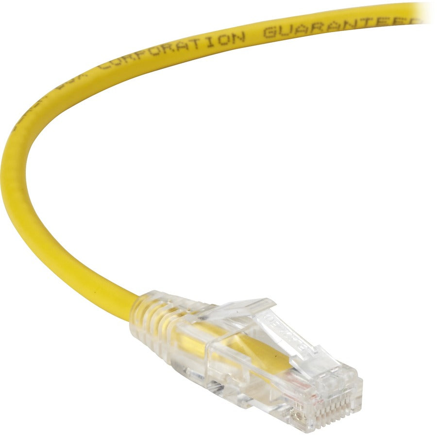 Black Box Slim-Net Cat.6a UTP Patch Network Cable C6APC28-YL-15