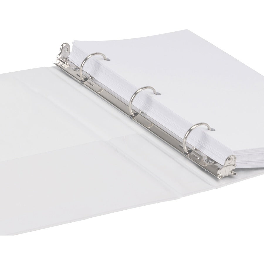 Samsill Economy Junior 1 Inch View 3 Ring Binder - White 6 Pack MP28507