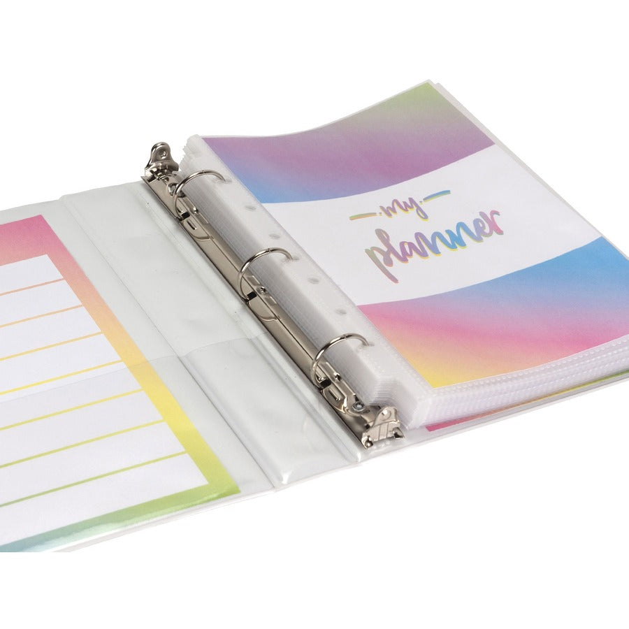 Samsill Economy Junior 1 Inch View 3 Ring Binder - White 6 Pack MP28507