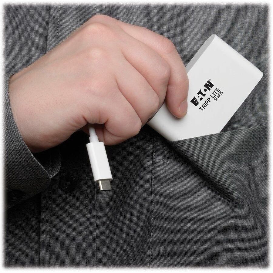 Eaton Tripp Lite Series 4-Port USB-C Hub, USB 3.x (5Gbps), 2x USB-A, 2x USB-C, White U460-004-2A2C