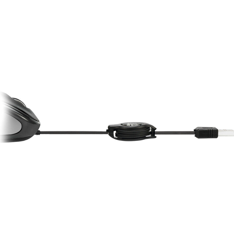Adesso iMouse S8B - USB Illuminated Retractable Mini Mouse IMOUSE S8B