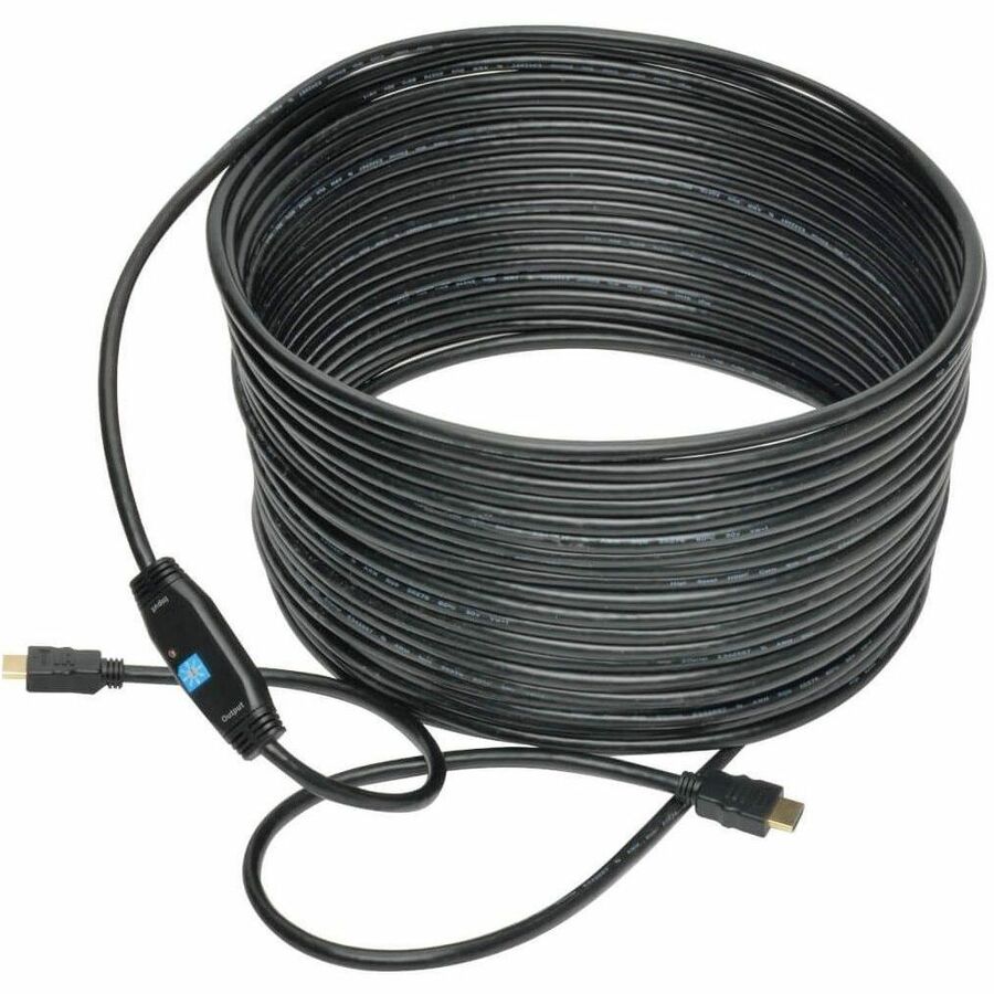 Eaton Tripp Lite Series Active High-Speed HDMI Cable with Built-In Signal Booster (M/M), Black, 50 ft. (15 m) P568-050-ACT