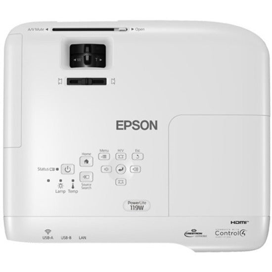 Epson PowerLite 119W LCD Projector - 4:3 - Ceiling Mountable V11H985020