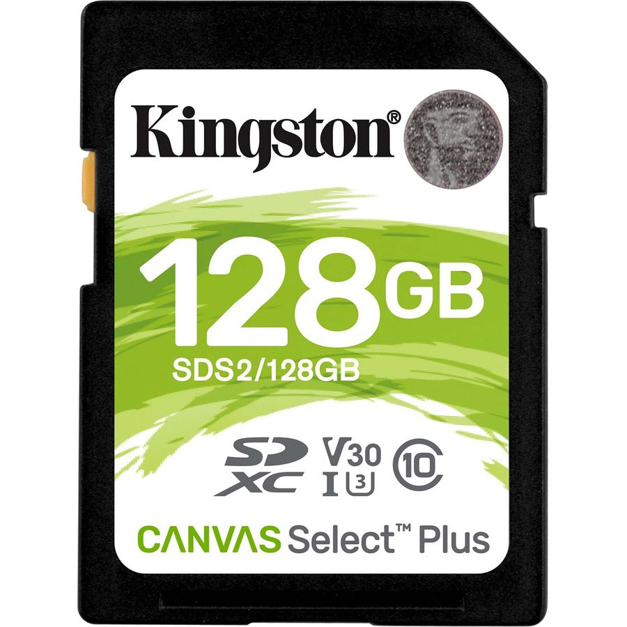 Kingston Canvas Select Plus SDS2 128 GB Class 10/UHS-I (U3) SDXC - 1 Pack SDS2/128GB