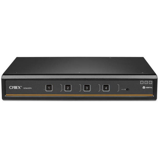 Vertiv Cybex SC900 Secure KVM | Dual Head | 4 Port Universal DisplayPort | NIAP version 4.0 Certified SC940DPH-400