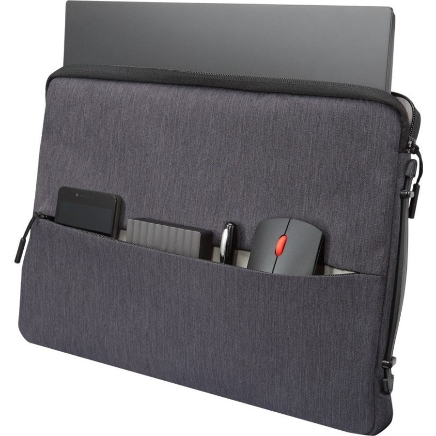 Lenovo Urban Carrying Case (Sleeve) for 14" Notebook - Charcoal Gray GX40Z50941