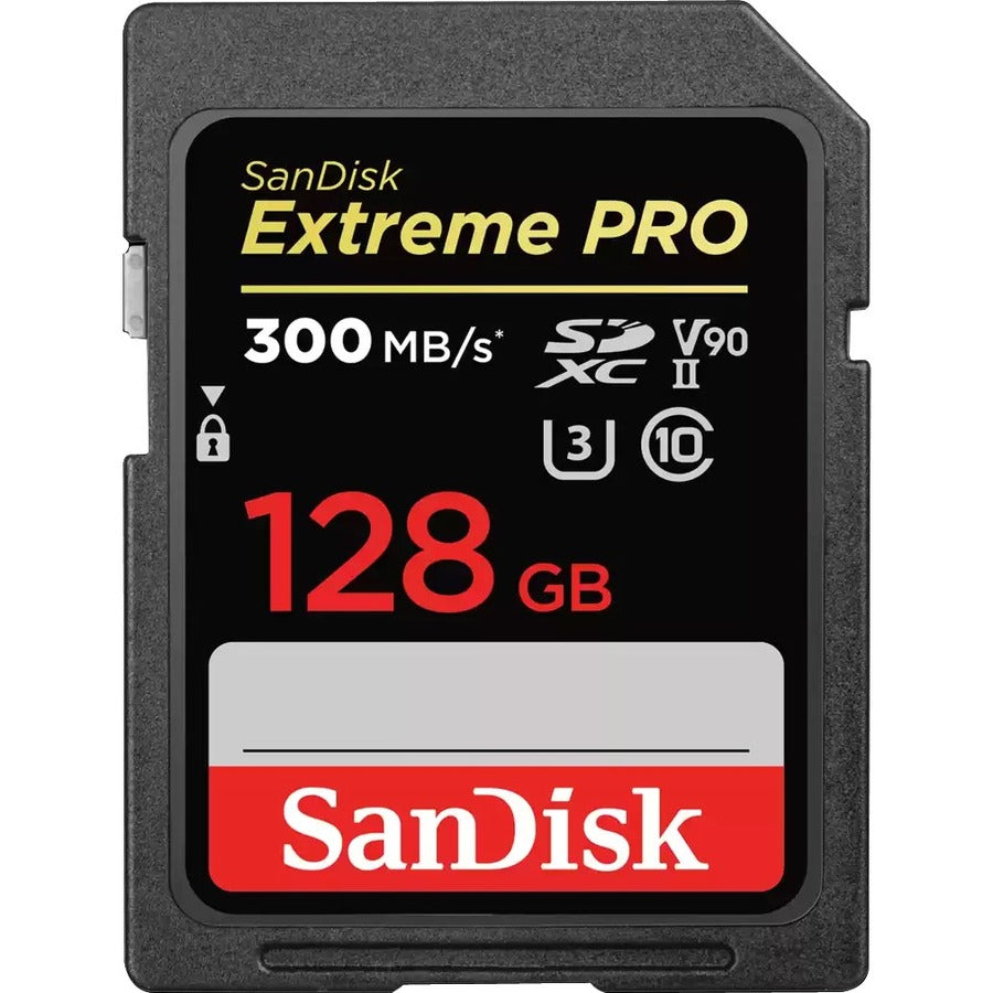 SanDisk Extreme PRO 128 GB Class 3/UHS-II (U3) V90 SDXC SDSDXDK-128G-ANCIN