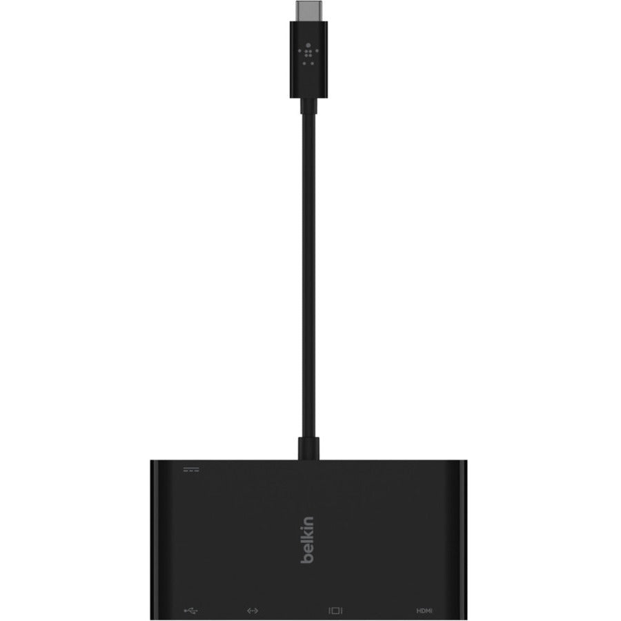 Belkin USB-C Multiport Adapter, USB-C to HDMI - USB A 3.0 - VGA, up to 100W Power Delivery, up 4k Resolution AVC004BTBK