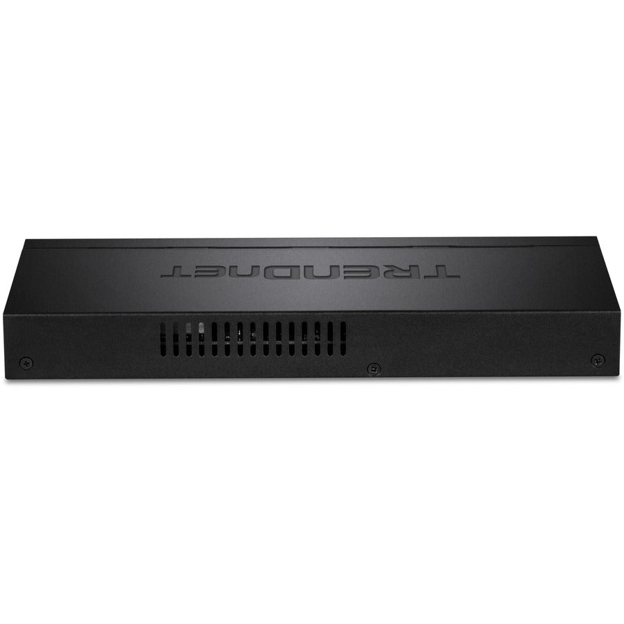 TRENDnet 8-Port Gigabit PoE+ Switch, 65W PoE Power Budget, 16Gbps Switching Capacity, IEEE 802.1p QoS, DSCP Pass-Through Support, Fanless, Wall Mountable, Lifetime Protection, Black, TPE-TG83 TPE-TG83