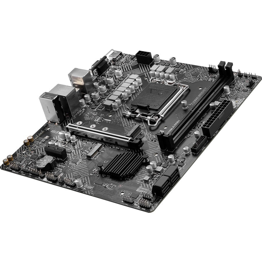 MSI H610M-G DDR4 Desktop Motherboard - Intel H610 Chipset - Socket LGA-1700 - Micro ATX PROH610MGD4