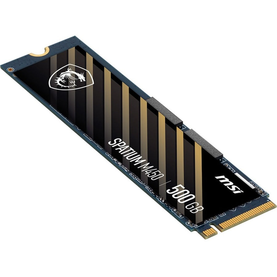 MSI SPATIUM M450 500 GB Solid State Drive - M.2 2280 Internal - PCI Express NVMe (PCI Express 4.0 x4) SM450N500