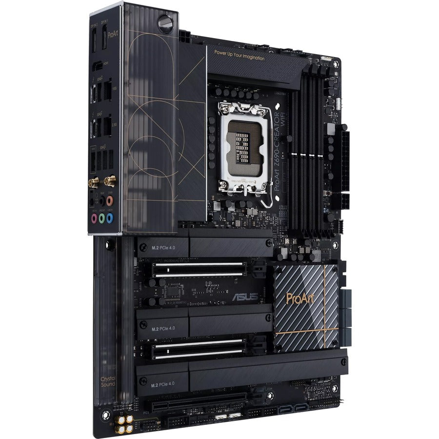 Asus ProArt Z690-CREATOR WIFI Desktop Motherboard - Intel Z690 Chipset - Socket LGA-1700 - Intel Optane Memory Ready - ATX PROARTZ690-CREATORWIFI