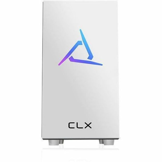 CLX SET Gaming Desktop Computer - Intel Core i5 10th Gen i5-10400F - 16 GB - 2 TB HDD - 500 GB SSD - Mini-tower - White TGMSETRTM1614WM