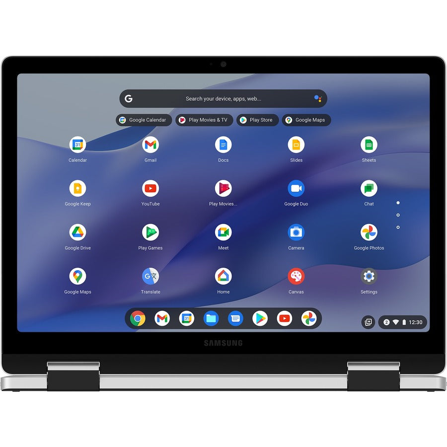 Samsung Galaxy Chromebook 2 XE520QEA-KB2US 12.4" Touchscreen Convertible 2 in 1 Chromebook - WQXGA - Intel Celeron N4500 - 4 GB - 64 GB Flash Memory - Silver XE520QEA-KB2US