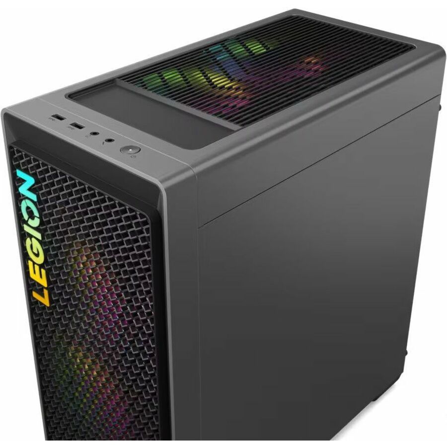 Lenovo Legion T5 26IRB8 90UT000VUS Gaming Desktop Computer - Intel Core i7 13th Gen i7-13700F - 16 GB - 1 TB SSD - Tower - Storm Gray 90UT000VUS