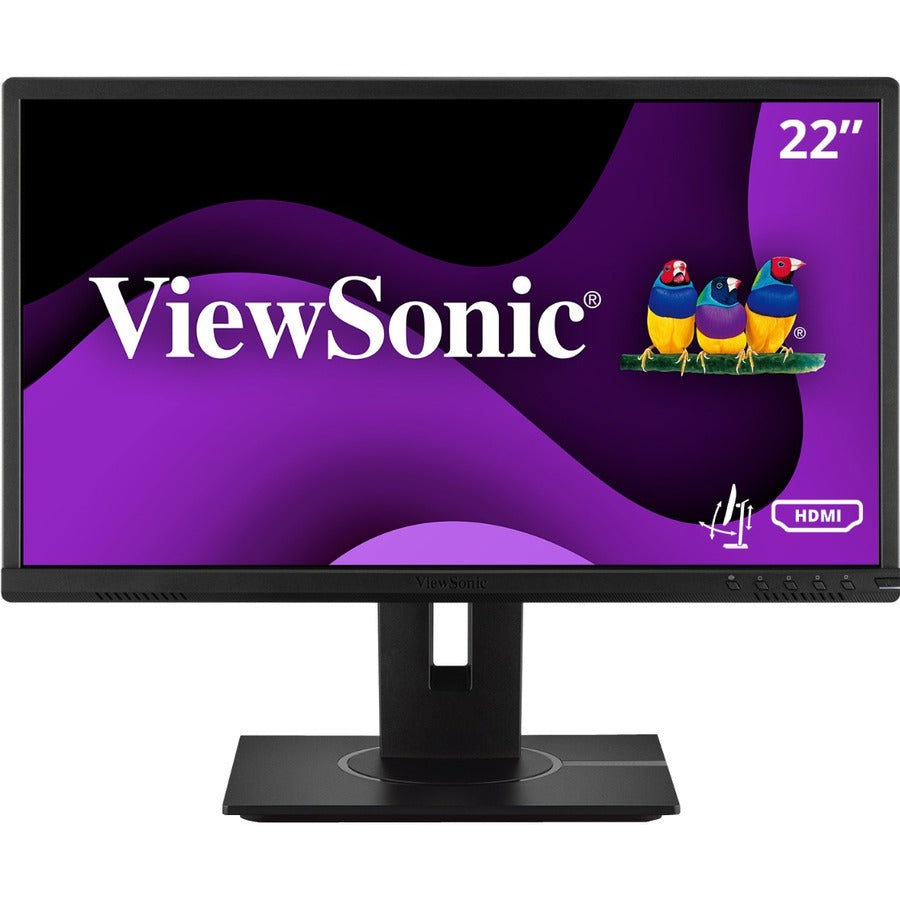 ViewSonic VG2240 22 Inch 1080p Ergonomic Monitor with 100Hz, USB Hub, HDMI, DisplayPort, VGA Inputs for Home and Office VG2240