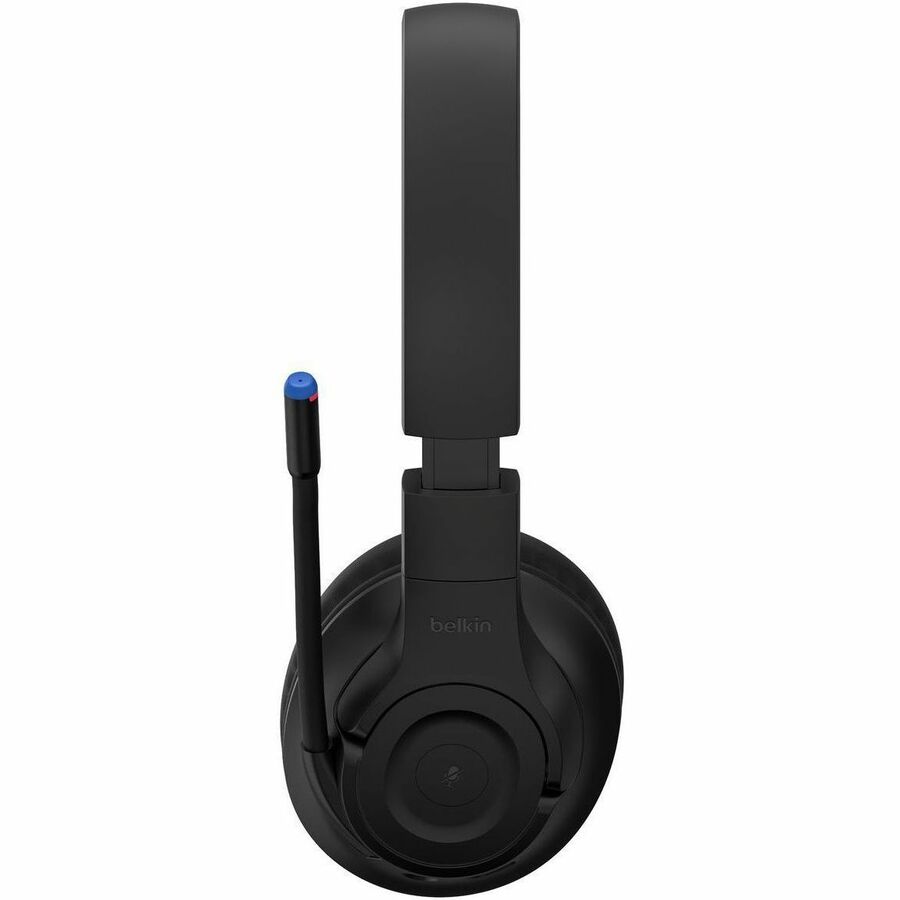 Belkin Wireless Over-Ear Headset for Kids with Mic - On-Ear Earphones for iPhone, iPad, Fire Tablet & More - Black AUD006btBLK