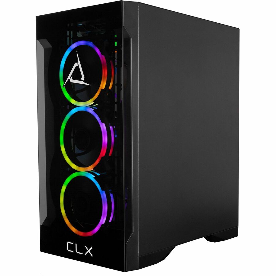 CLX SET Gaming Desktop - Liquid Cooled AMD Ryzen 9 7900X 4.7GHz 12-Core Processor, 32GB DDR5 Memory, GeForce RTX 4090 24GB GDDR6X Graphics, 1TB SSD, 4TB HDD, WiFi, Windows 11 Home 64-bit TGMSETRTH2A01BM
