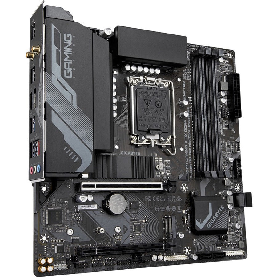 Gigabyte Ultra Durable B760M GAMING X AX DDR4 Desktop Motherboard - Intel B760 Chipset - Socket LGA-1700 - Micro ATX B760M GAMING X AX DDR4