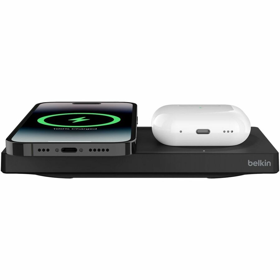 Belkin BoostCharge Pro 2-in-1 Wireless Charging Pad with MagSafe 15W WIZ019ttBK