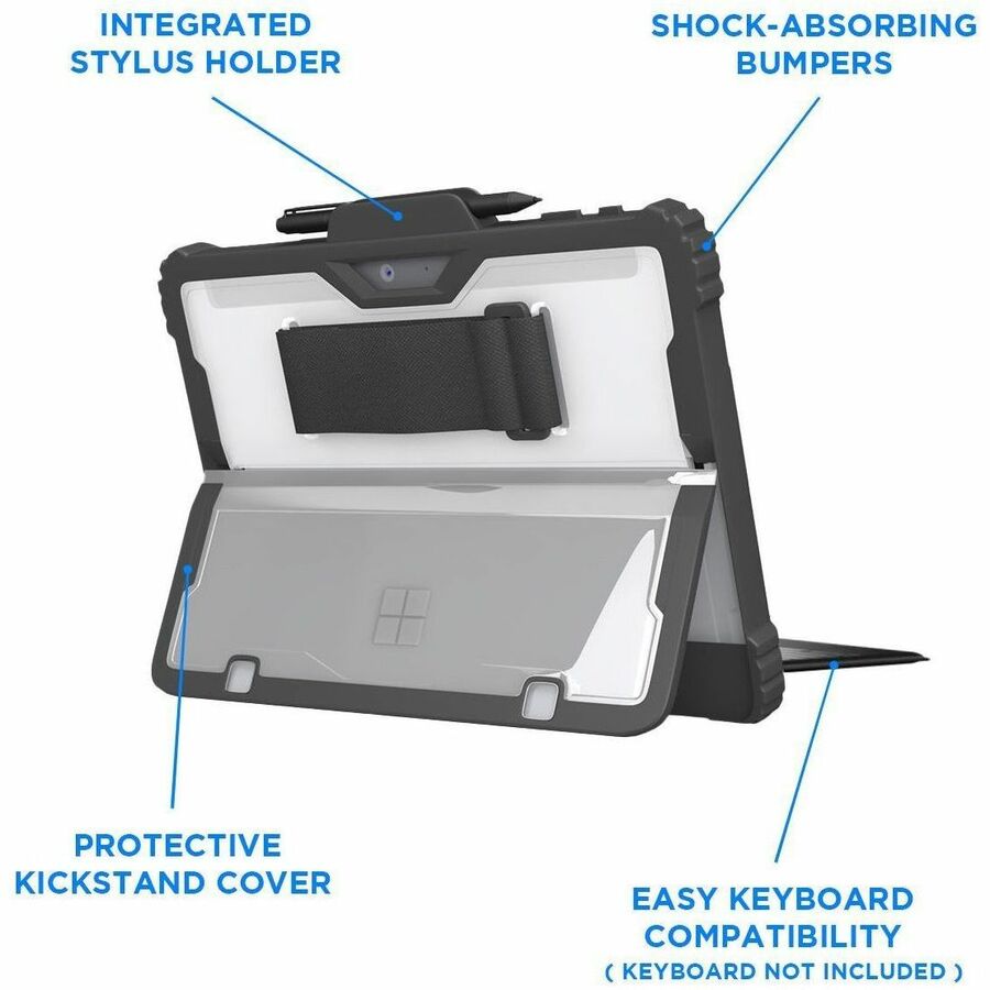 Extreme Shell for Microsoft Surface Pro 9 13" (Black) MS-ES-SP-G9-BLK