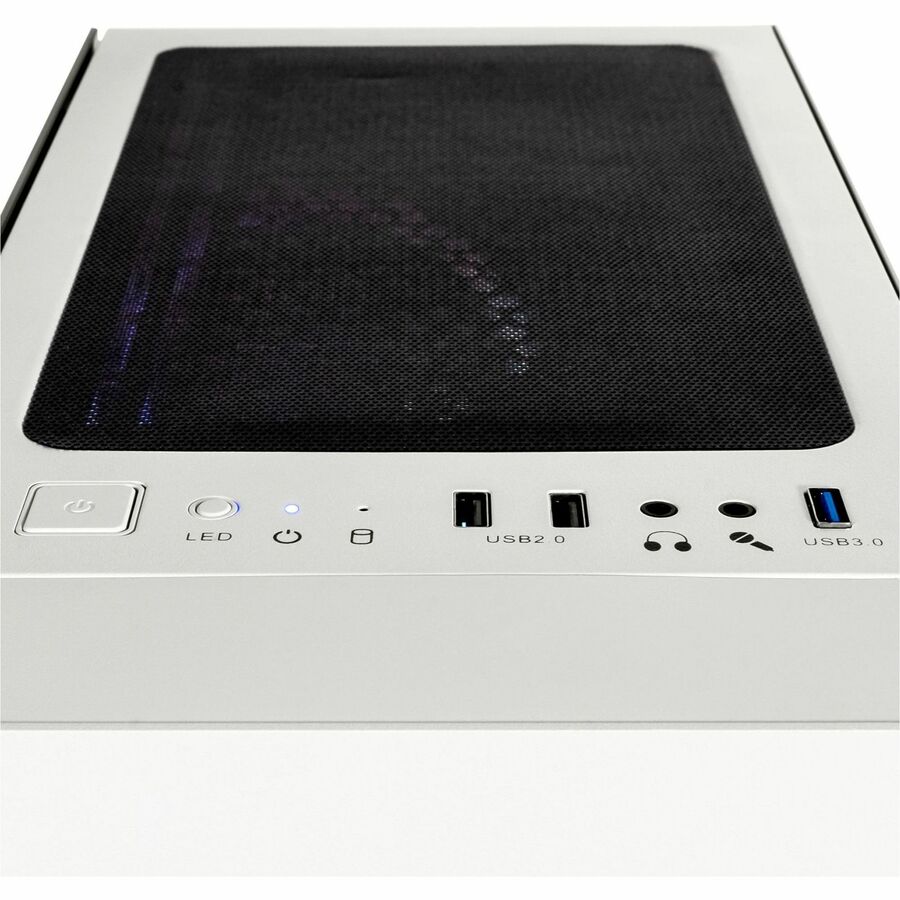 CLX SET TGMSETRXM2508WM Gaming Desktop Computer - AMD Ryzen 5 5600 - 16 GB - 1 TB SSD - Micro Tower - White TGMSETRXM2508WM