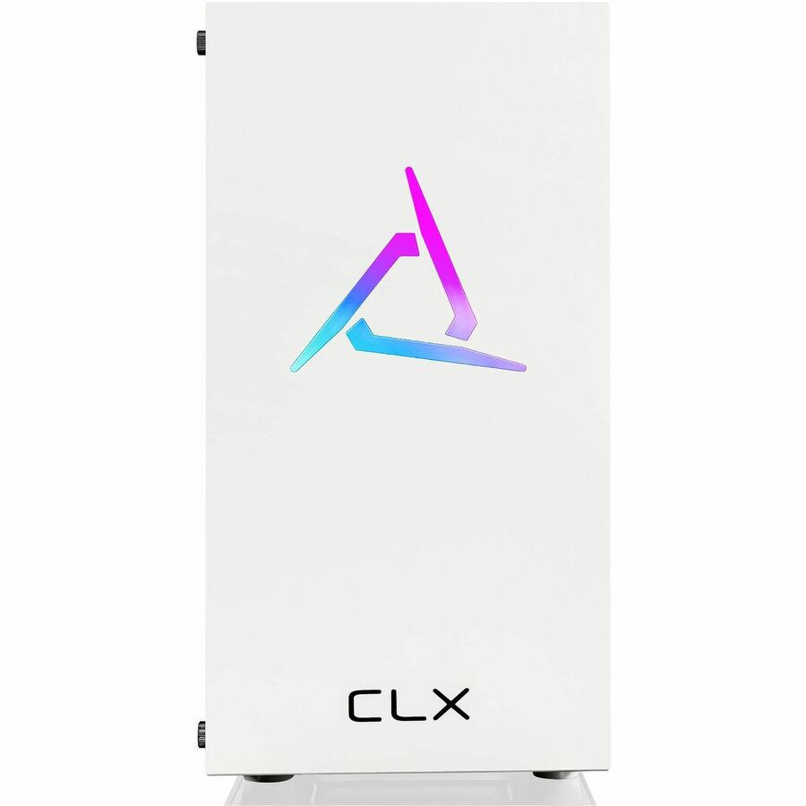 CLX SET TGMSETRXM2508WM Gaming Desktop Computer - AMD Ryzen 5 5600 - 16 GB - 1 TB SSD - Micro Tower - White TGMSETRXM2508WM