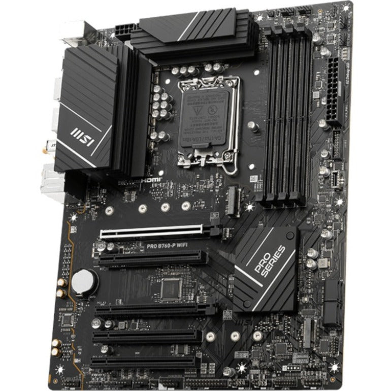MSI PRO B760-P WIFI Gaming Desktop Motherboard - Intel B760 Chipset - Socket LGA-1700 - ATX PROB760PWIFI