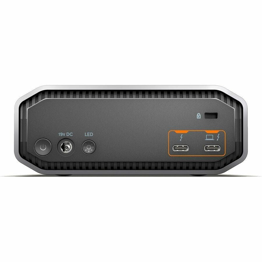 SanDisk Professional G-DRIVE PROJECT SDPHG1H-008T-NBAAD 8 TB Portable Hard Drive - External - Gray SDPHG1H-008T-NBAAD