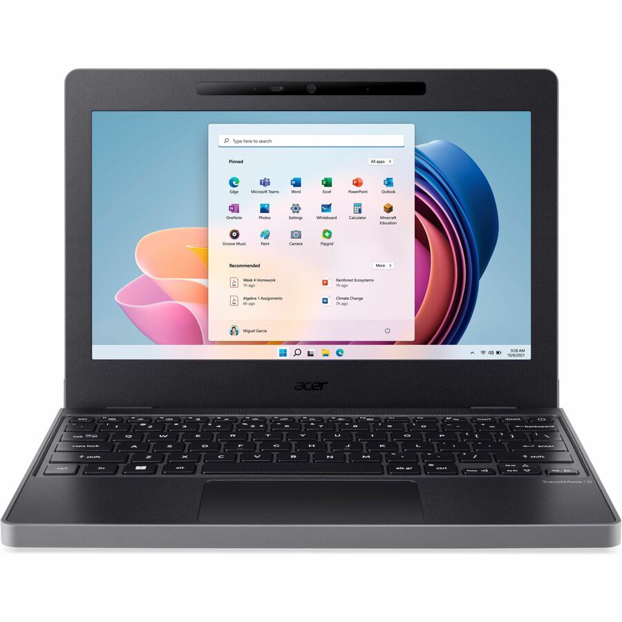 Acer TravelMate B3 11 B311-33 TMB311-33-C5JJ 11.6" Notebook - HD - Intel N100 - 4 GB - 128 GB SSD - English Keyboard - Black NX.VYZAA.005