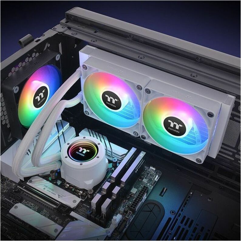 Thermaltake TH240 V2 ARGB Sync All-In-One Liquid Cooler - Snow Edition CL-W364-PL12SW-A