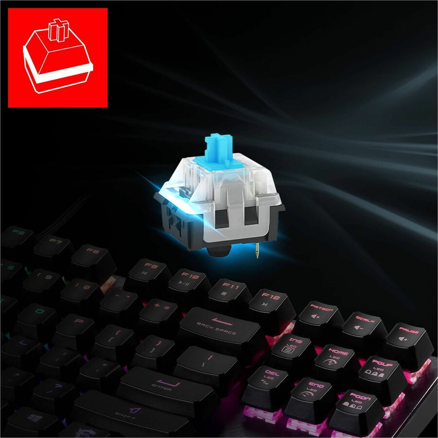 MSI Vigor GK50 ELITE TKL LL US Gaming Keyboard GK50TKLB