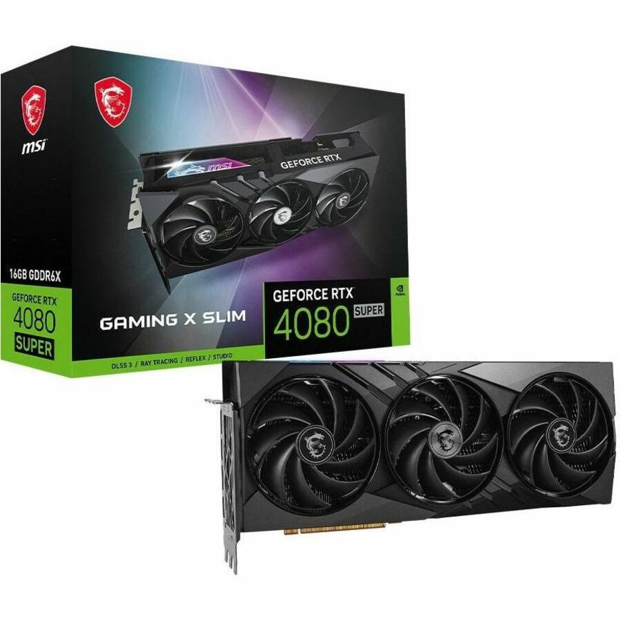 MSI NVIDIA GeForce RTX 4080 SUPER Graphic Card - 16 GB GDDR6X G4080S16GXS