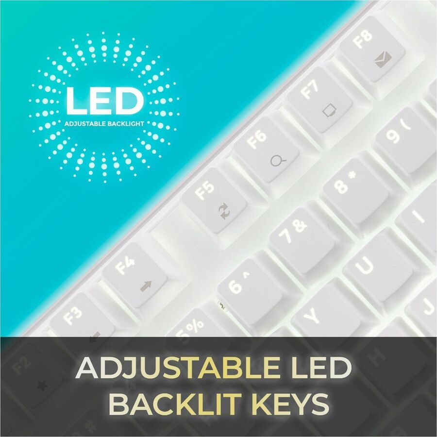 Adesso Multi-OS Illuminated Mechanical Keyboard With CoPilot AI Hotkey AKB-680UW