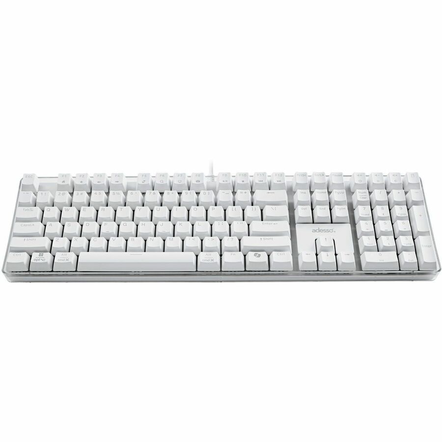 Adesso Multi-OS Illuminated Mechanical Keyboard With CoPilot AI Hotkey AKB-680UW