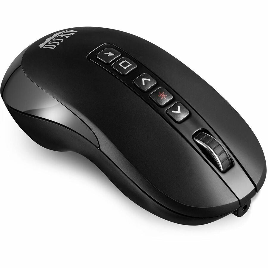 Adesso Air Mouse Wireless Desktop Presenter Mouse With Laser Pointer IMOUSE P40