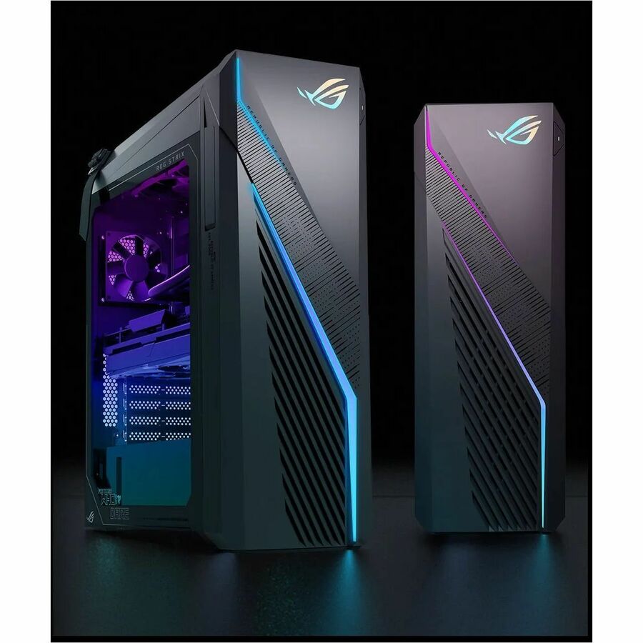 Asus ROG Strix G16CHR G16CHR-DS774 Gaming Desktop Computer - Intel Core i7 14th Gen i7-14700F - 16 GB - 1 TB SSD - Gray G16CHR-DS774