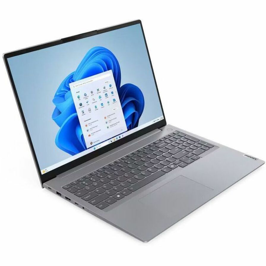 Lenovo ThinkBook 16 G7 ARP 21MW0037US 16" Notebook - WUXGA - AMD Ryzen 5 7535HS - 16 GB - 512 GB SSD - English (US) Keyboard - Arctic Gray 21MW0037US
