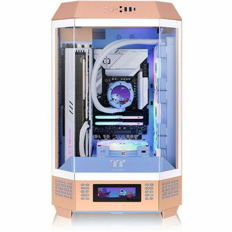 Thermaltake The Tower 300 Peach Fuzz Micro Tower Chassis CA-1Y4-00SKWN-00