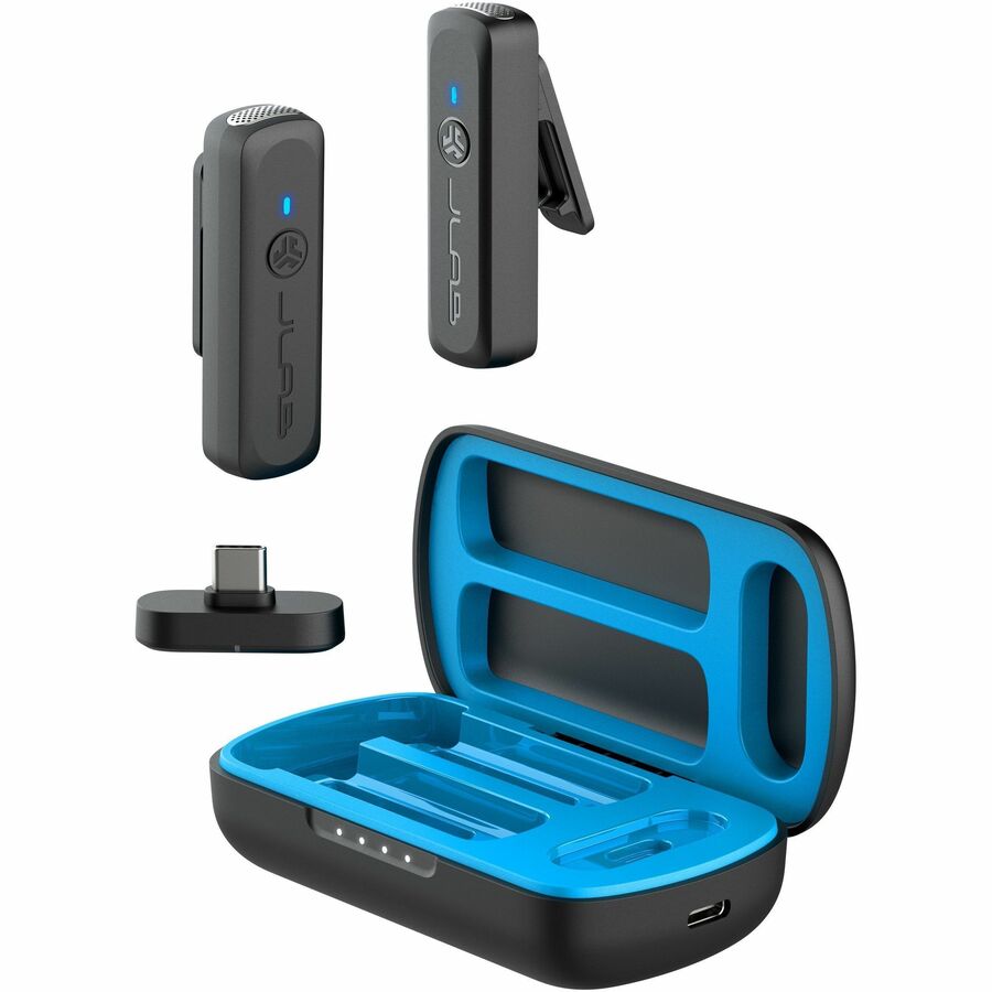 JLab Wireless Microphone for Content Production, Recording MCREATERBLK84