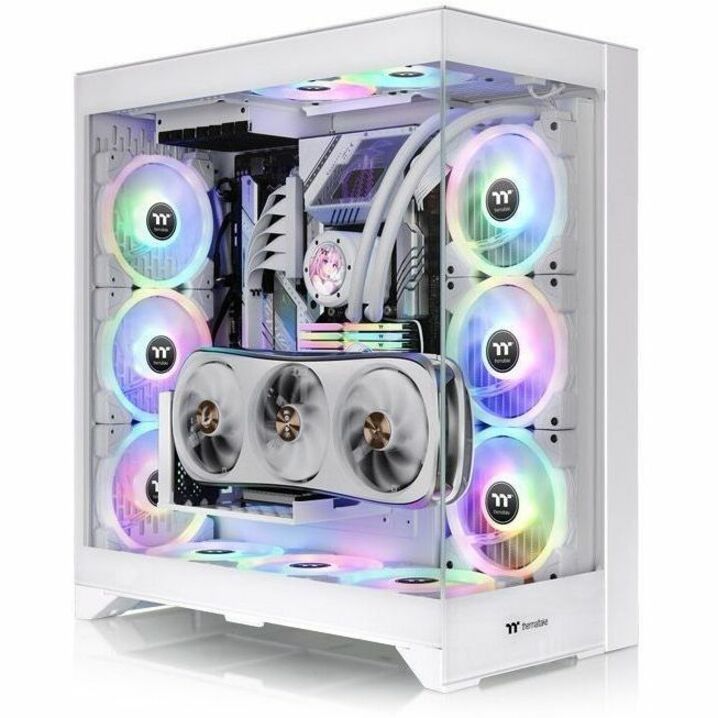 Thermaltake CTE E600 MX Snow Mid Tower Chassis CA-1Y3-00M6WN-00