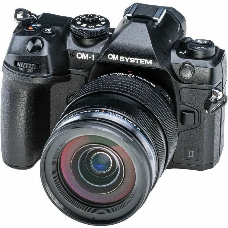 Olympus OM SYSTEM OM-1 Mark II 20.4 Megapixel Mirrorless Camera with Lens - 0.47" - 1.57" - Black V210041BU000