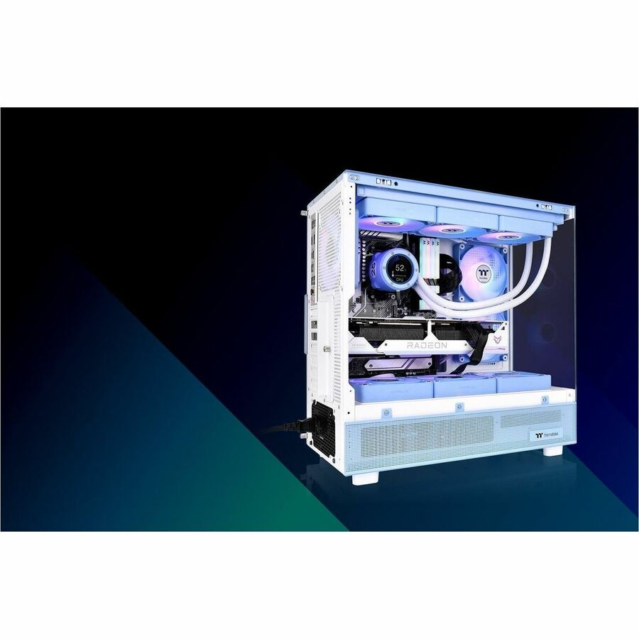 Thermaltake View 270 Plus TG ARGB Hydrangea Blue Mid Tower Chassis CA-1Y7-00MFWN-01