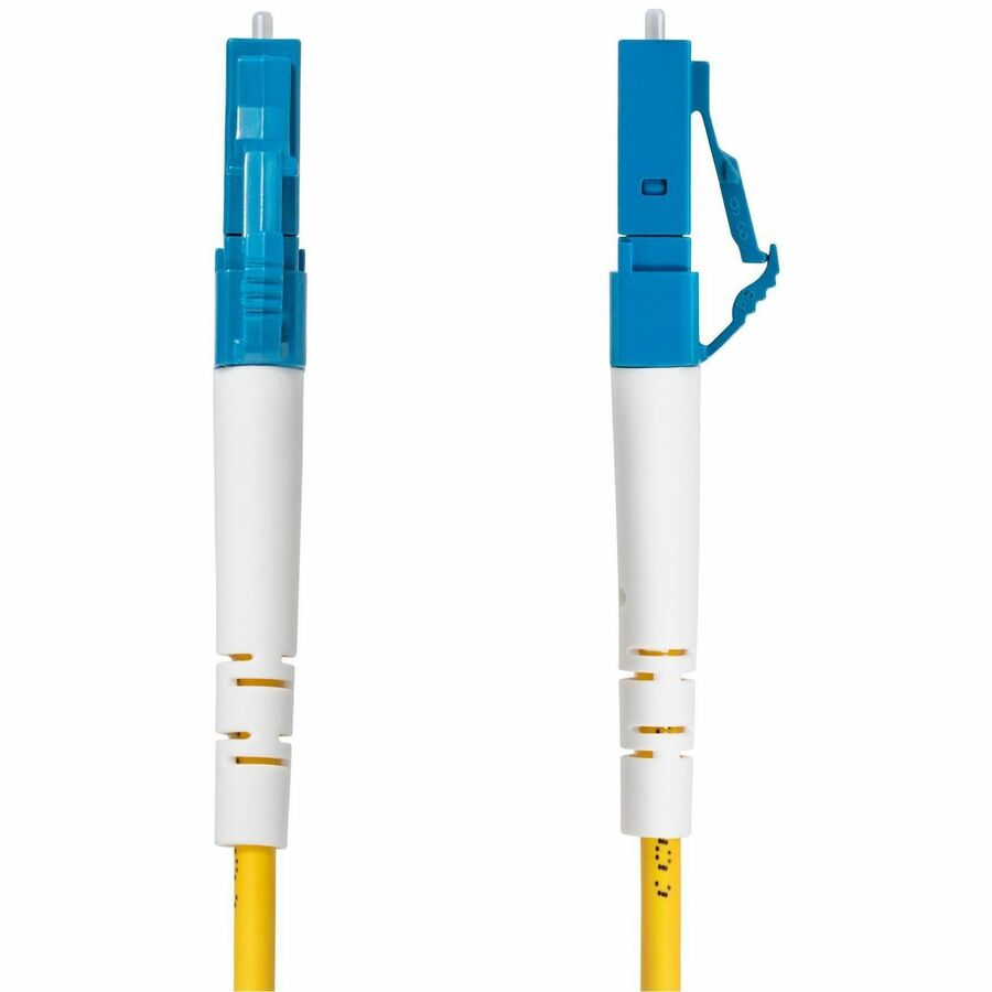StarTech.com 15m (49.2ft) LC to SC (UPC) OS2 Single Mode Simplex Fiber Optic Cable, 9/125, 40G/100G, Low Insertion Loss, LSZH Jumper Cord SPSMLCSC-OS2-15M