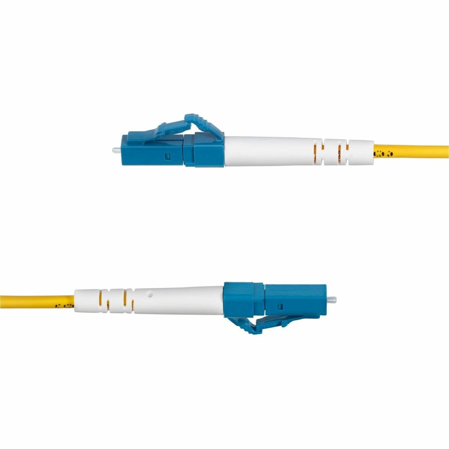 StarTech.com 15m (49.2ft) LC to SC (UPC) OS2 Single Mode Simplex Fiber Optic Cable, 9/125, 40G/100G, Low Insertion Loss, LSZH Jumper Cord SPSMLCSC-OS2-15M
