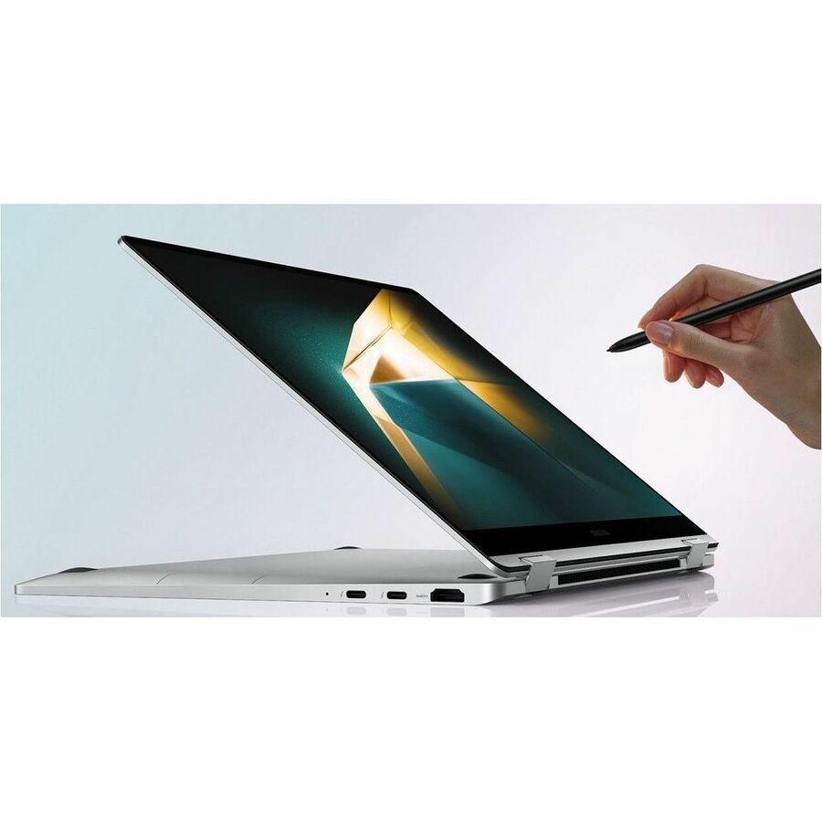 Samsung Galaxy Book4 360 NP754QGK-KS3US 15.6" Touchscreen Convertible 2 in 1 Notebook - Intel Core 5 120U - 16 GB - 256 GB SSD - Silver NP754QGK-KS3US