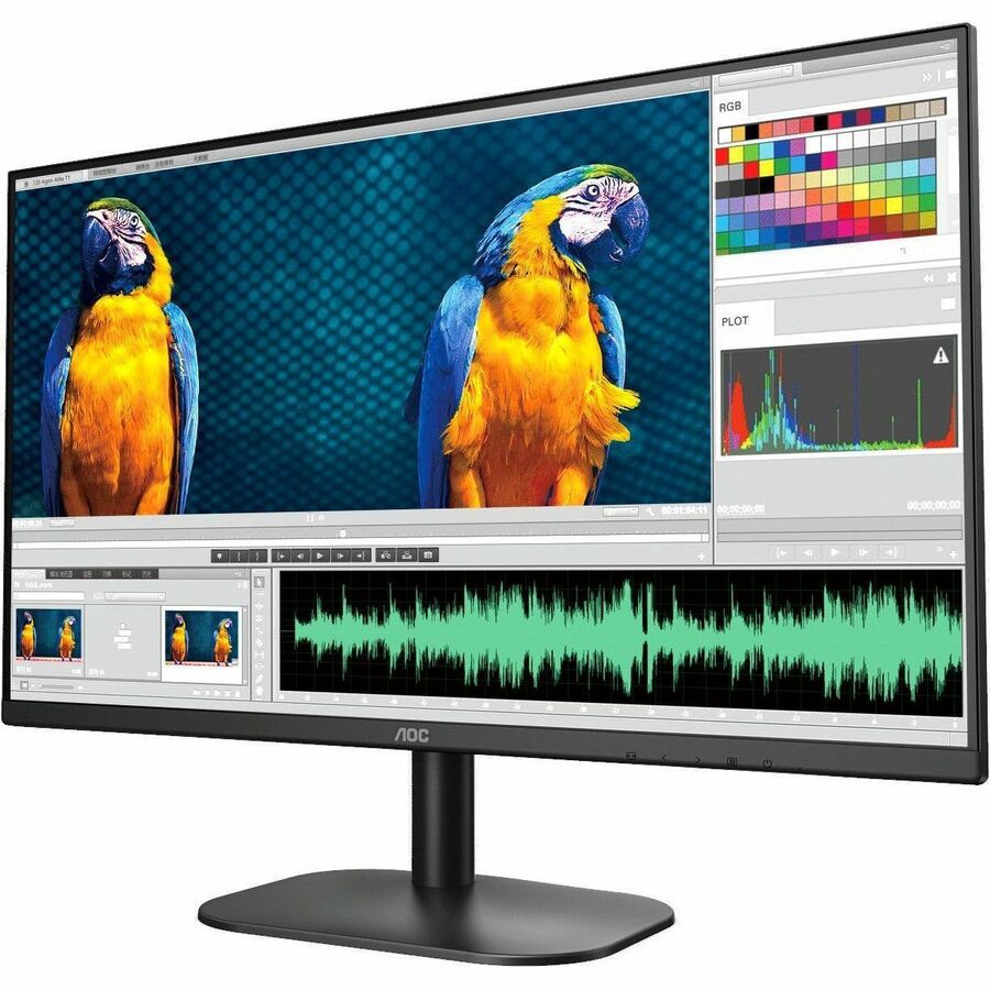 AOC 22B2HM2 22" Class Full HD LED Monitor - 16:9 - Textured Black 22B2HM2