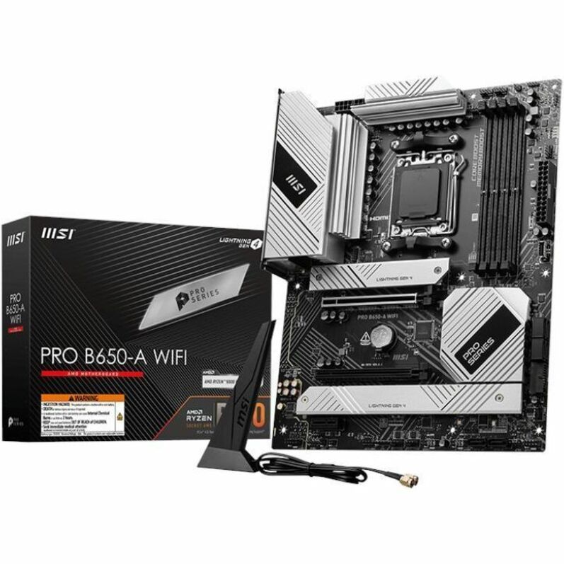 MSI PRO B650-A WIFI ATX Socket AM5 DDR5 for AMD Ryzen CPU B650AWIFI