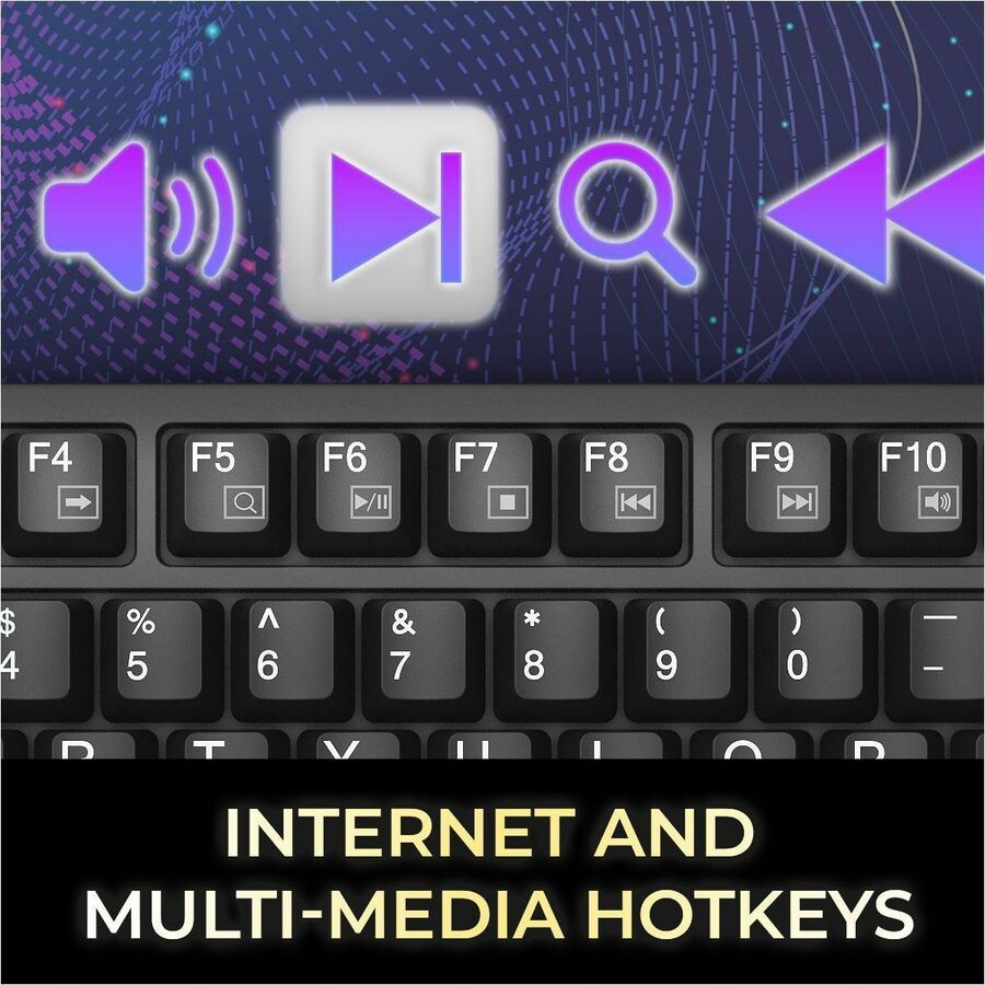 Adesso Multi-OS Mechanical Compact Keyboard With CoPilot AI Hotkey AKB-610UB